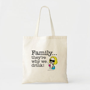 Bolsa Tote Saco de Tota da Cotação Familiar Engraçado