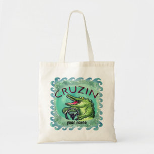 Bolsa Tote Saco de tota de Alligador de Cruisin