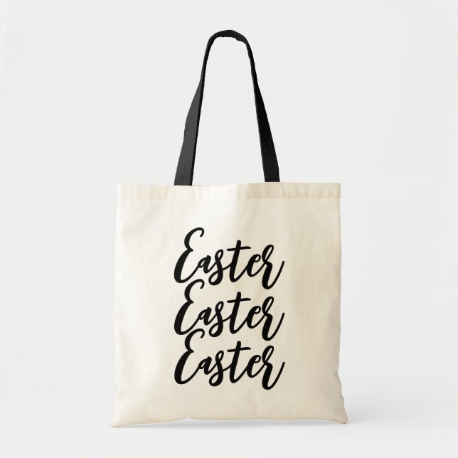Bolsa Tote Saco de Tota de Caça de Ovo de Páscoa (Frente)