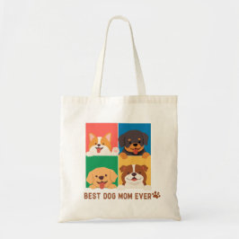 Bolsa Tote Saco De Tota De Cachorro Vibrante 4 Grelhas Pup-a-