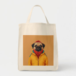 Bolsa Tote Saco de tota de cãozinho minimalista