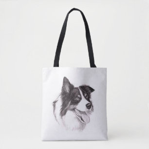 Bolsa Tote Saco de Tota de Collie de Borda