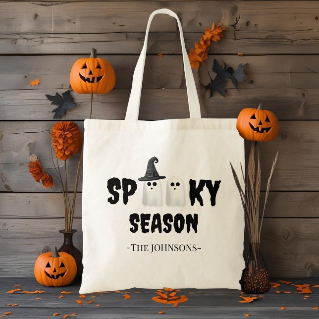 Bolsa Tote Saco de Tota de Estação Spooky - Bag de Trick ou T (Criador carregado)