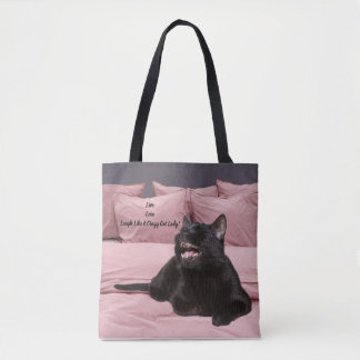 Bolsa Tote Saco de Tota de Gato Rindo