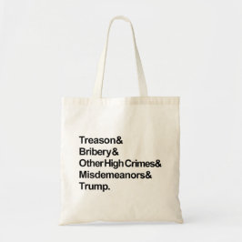 Bolsa Tote Saco de Tota de Impeachment