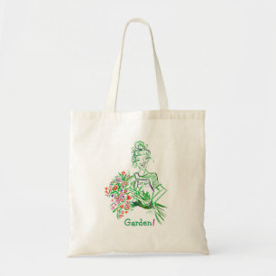 Bolsa Tote Saco de tota de jardim ilustrado