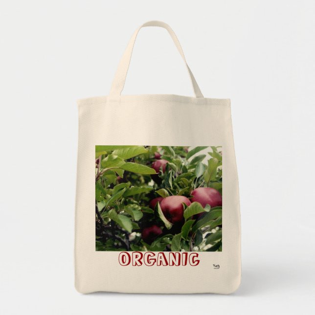 Bolsa Tote Saco de Tota de Maçã Orgânica (Frente)