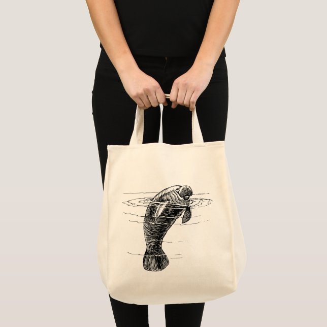 Bolsa Tote Saco de tota de manate (Frente (produto))