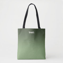 Bolsa Tote Saco de Tota de Mão Verde - Cor Suave, Espírito Fo