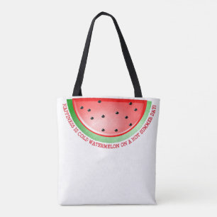 Bolsa Tote Saco de Tota de Melancia Cúbica