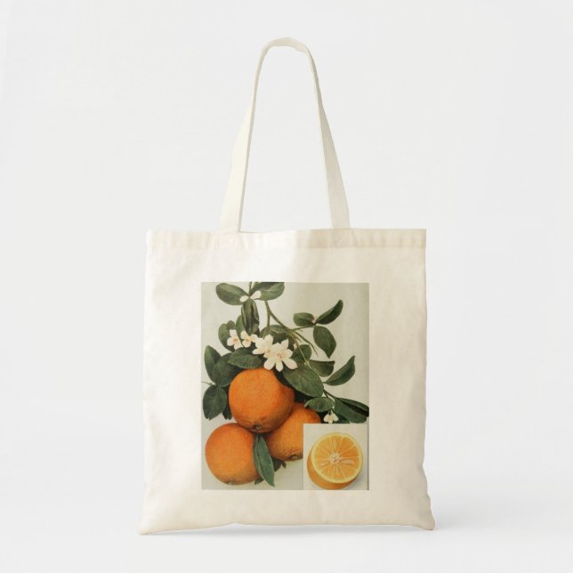 Bolsa Tote Saco de tota de mercearia ORANGES (Frente)