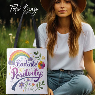 Bolsa Tote Saco de Tota de Positividade Radiada