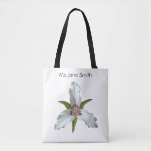 Bolsa Tote Saco de Tota de Primavera de Flor Selvagem Pintado