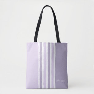 Bolsa Tote Saco de Tota de Stripes de Pastel