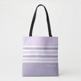 Bolsa Tote Saco de Tota de Stripes de Pastel