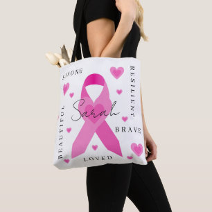 Bolsa Tote Saco de Tota do Cancer de Mama