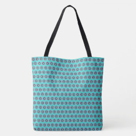 Bolsa Tote Saco de Tota do Círculo Geométrico - Na moda e Ver