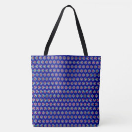 Bolsa Tote Saco de Tota do Círculo Geométrico - Na moda e Ver