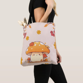 Bolsa Tote Saco de Tota do Cogumelo - Whimsical & Nature Insp