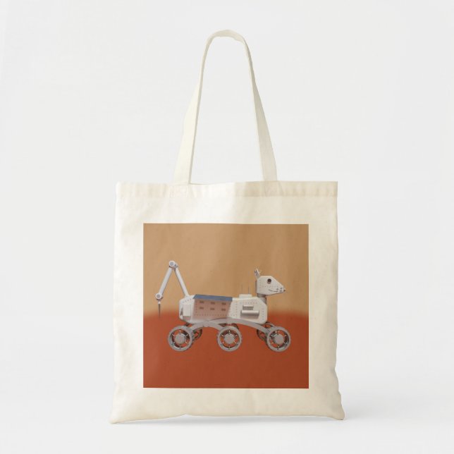 Bolsa Tote Saco de Tota do Esquilo Robô (Frente)
