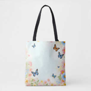 Bolsa Tote Saco de Tota do Jardim da Borboleta