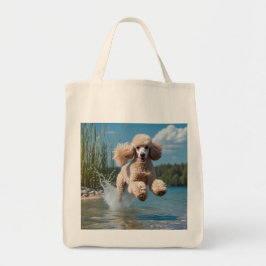Bolsa Tote Saco de Tota Elegante de Poodle Standard