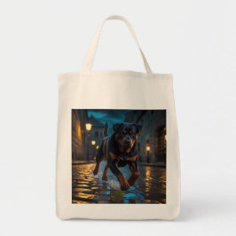 Bolsa Tote Saco de Tota Elegante Rottweiler