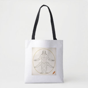 Bolsa Tote "Saco de Tota Inspirado em Ioga: Design de Mente P