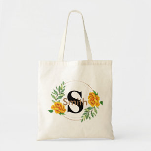Bolsa Tote Saco de tota monograma de nome personalizado