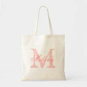 Bolsa Tote Saco de tota monograma de nome personalizado   Ros
