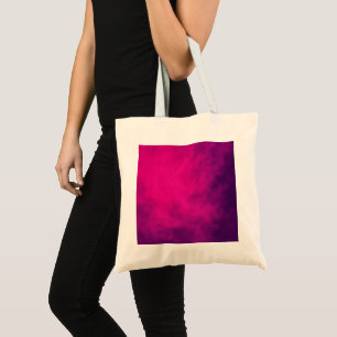 Bolsa Tote Saco de Tota Neon Pink & Purple Smoke - Personaliz