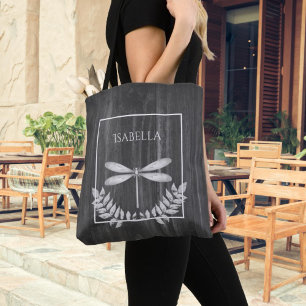 Bolsa Tote Saco de Tota Personalizado Russo Dragonfly
