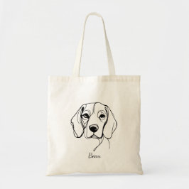 Bolsa Tote Saco de Tota Personalizável do Beagle