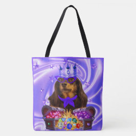 Bolsa Tote Saco de Tota Púrpura de Joias Especiais de Deus