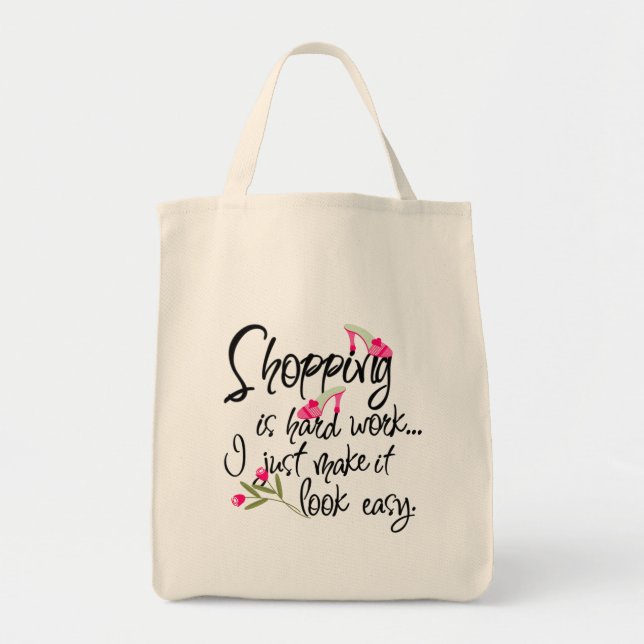 Bolsa Tote Saco de Tota Rosa Escuro (Frente)