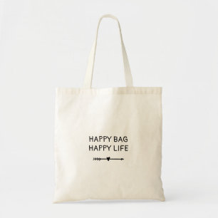 Bolsa Tote Saco de Totas de Cotação Positiva de Bag Feliz