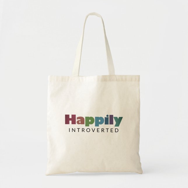 Bolsa Tote Saco de Tote Apresentado Felizmente (Frente)