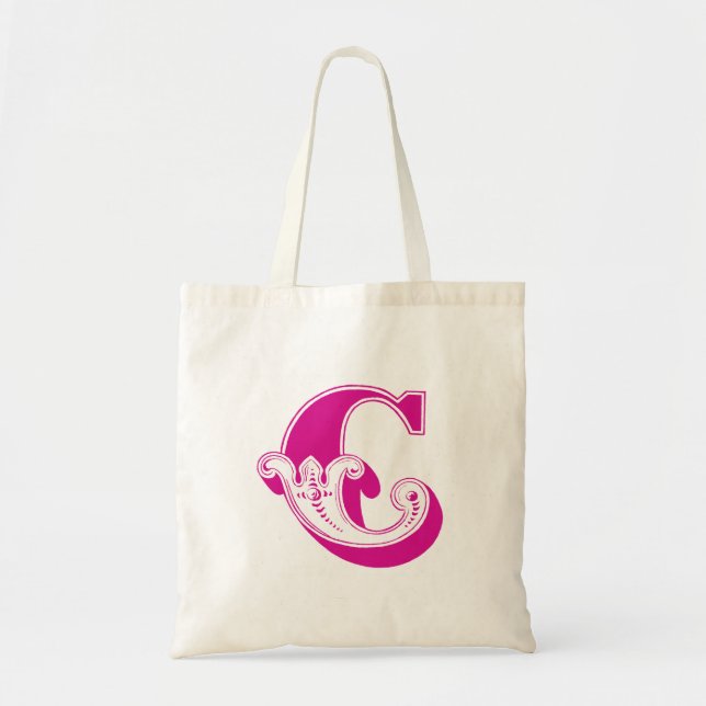 Bolsa Tote Saco de Tote "C" Monograma (Frente)
