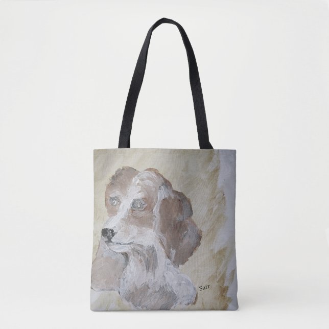Bolsa Tote Saco de Tote: Cão de Beagle (Frente)
