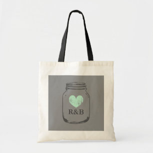 Bolsa Tote Saco de tote cardíaco de mason, cinzas de colheit