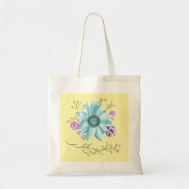 Bolsa Tote Saco de tote com flor e vinha de teia originais