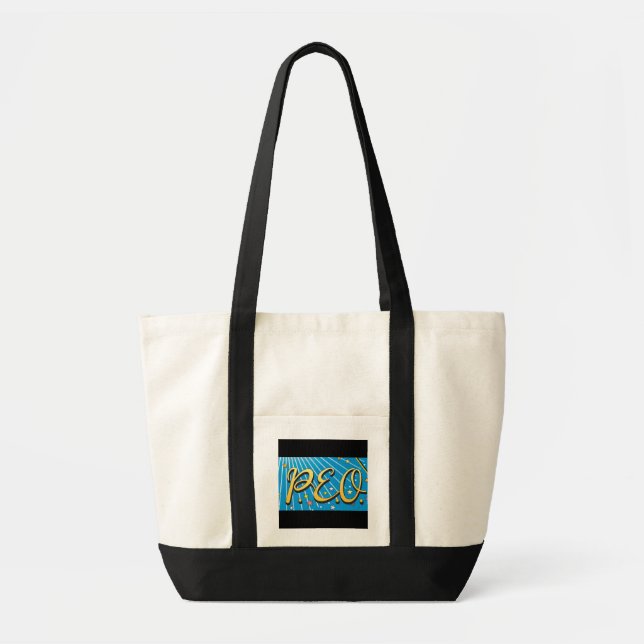Bolsa Tote Saco de Tote com Precinta PEO - PRETO (Frente)