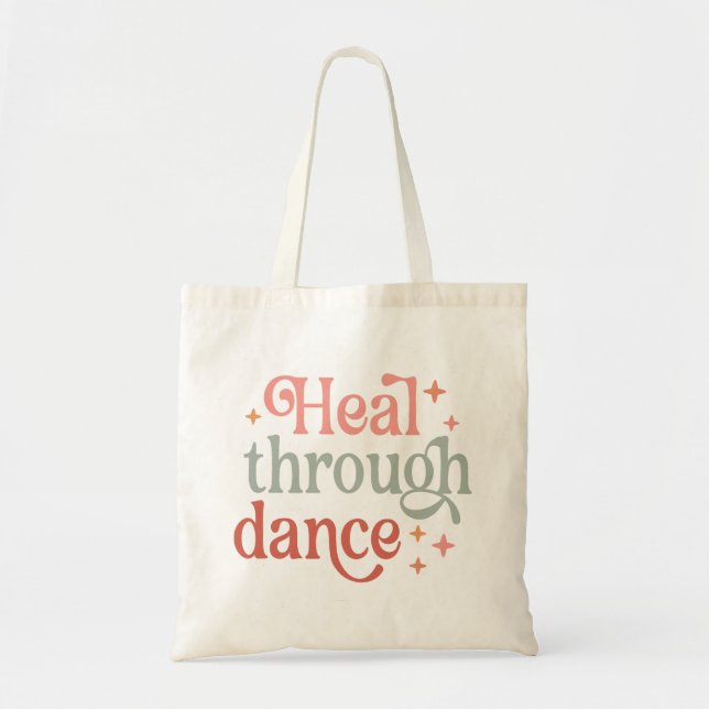 Bolsa Tote Saco de Tote "Curar a Dança" (Frente)