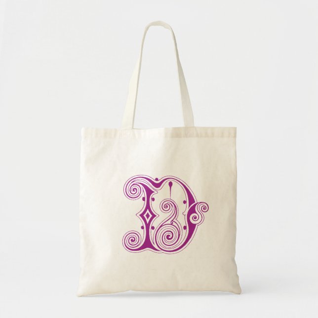 Bolsa Tote Saco de Tote "D" Monograma (Frente)