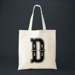 Bolsa Tote Saco de Tote "D" Monograma<br><div class="desc">Um monograma simples "D"!</div>