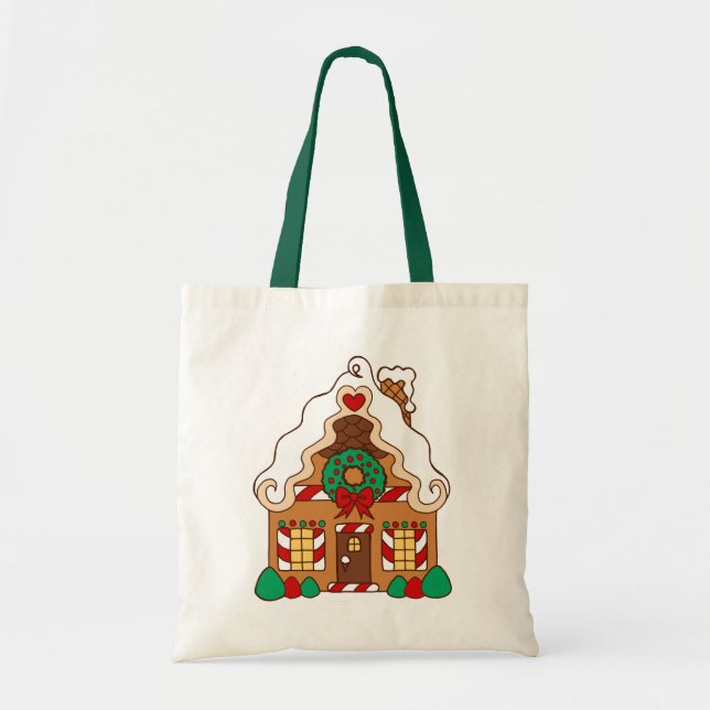 Bolsa Tote Saco de Tote da Casa de Pão Gingerpão (Frente)