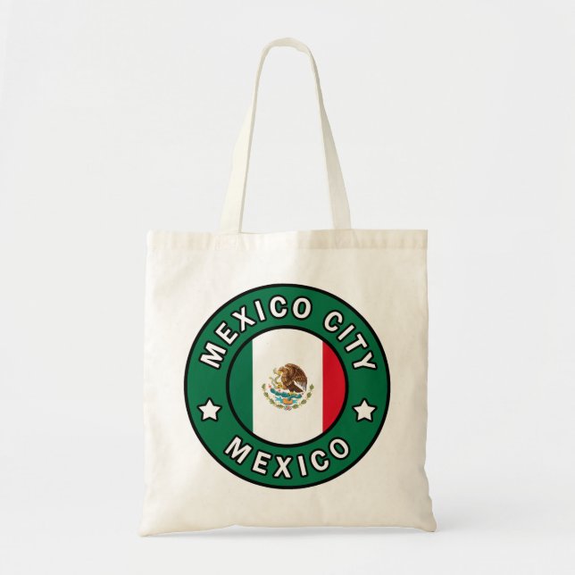 Bolsa Tote Saco de tote da Cidade do México (Frente)