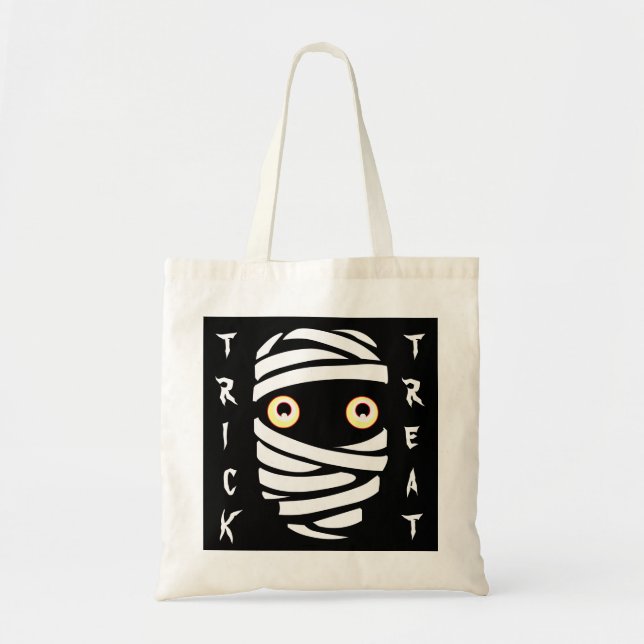 Bolsa Tote Saco de Tote da Mummy do Halloween Loot Bag Person (Frente)