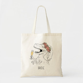 Bolsa Tote Saco de Tote da Noiva do Dinossauro