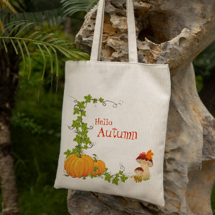 Bolsa Tote Saco de Tote de Abóbora Laranja
